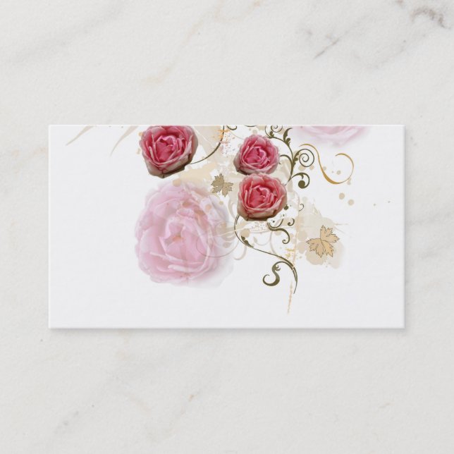 Roses Business Card (Front)
