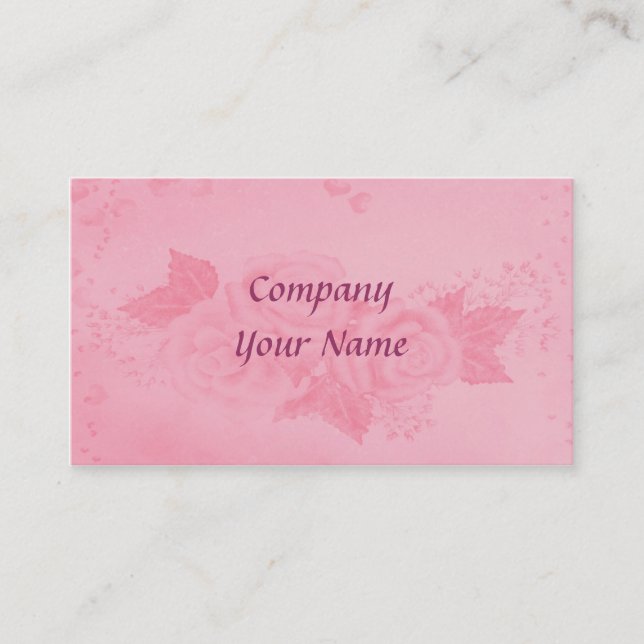 Roses Business Card (Front)