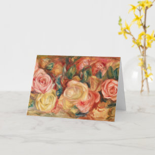Roses by Auguste Renoir Card