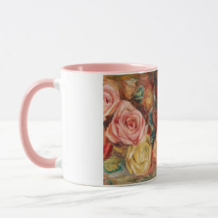 Roses by Renoir Impressionist Painting Mug