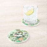 Roses by Vincent van Gogh Coaster<br><div class="desc">Roses was painted shortly before Vincent Van Gogh's release from the asylum at Saint–Rémy. He felt he was coming to terms with his illness and himself. This is one of two rose paintings Van Gogh made at that time. It is among his largest and most beautiful still lifes, with an...</div>