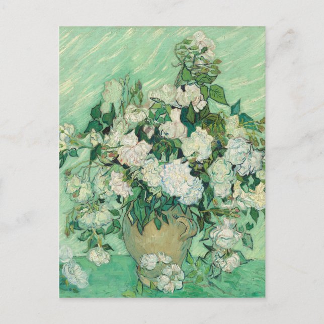 Roses by Vincent Van Gogh  Postcard (Front)