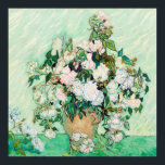 Roses by Vincent Van Gogh Poster<br><div class="desc">Style: Post-Impressionism | Roses was painted in 1890 by Vicent Van Gogh.</div>