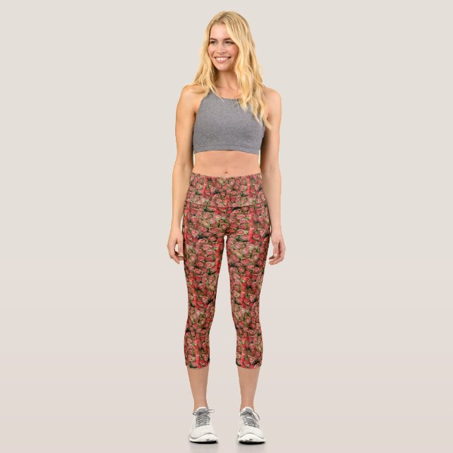 ROSES CAPRI LEGGINGS (Front)