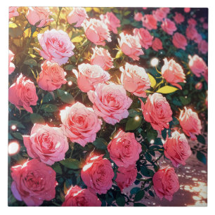 Roses Ceramic Tile