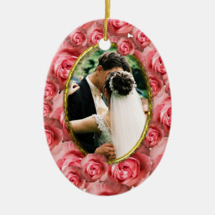Roses Ceramic Tree Decoration