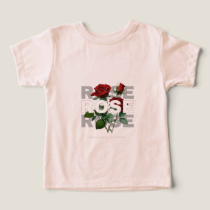 ROSES FLORAL DESIGN T SHIRT FOR KIDS