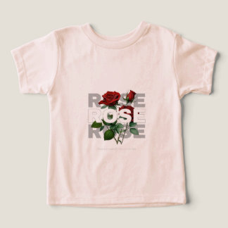 ROSES FLORAL DESIGN T SHIRT FOR KIDS