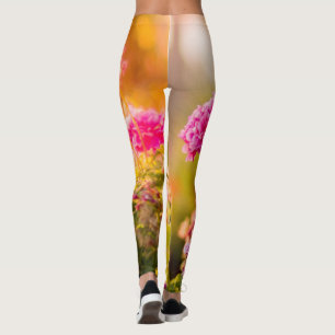 Roses floral green red  Leggings lifewomenstyle