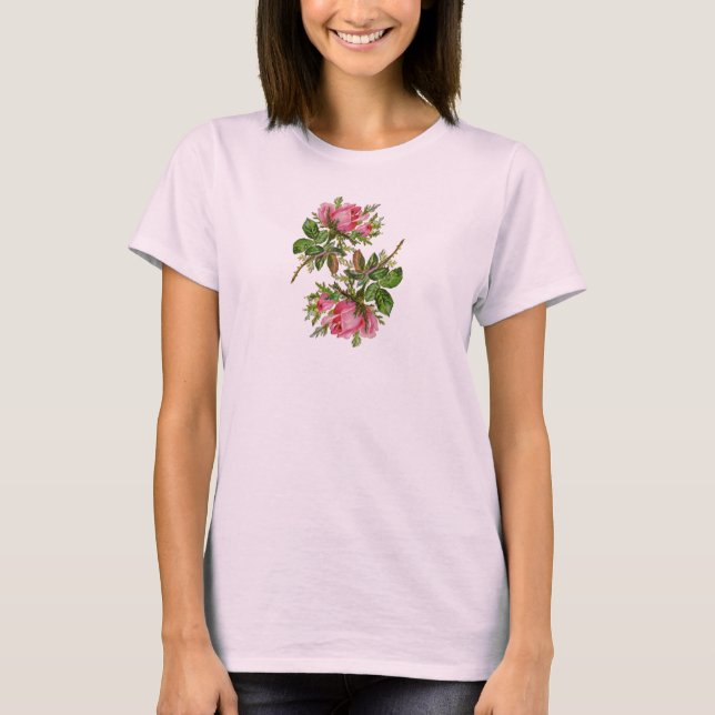 Roses Floral T-Shirt (Front)