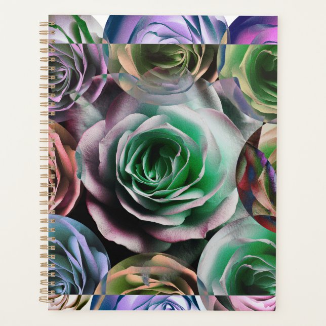 ROSES FLOWER ARTISTIC STYLE   PLANNER (Front)