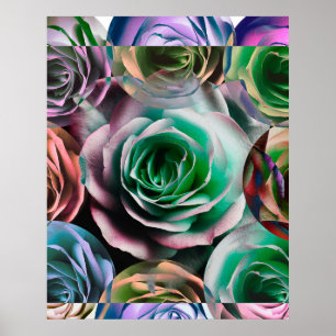ROSES FLOWER ARTISTIC STYLE POSTER