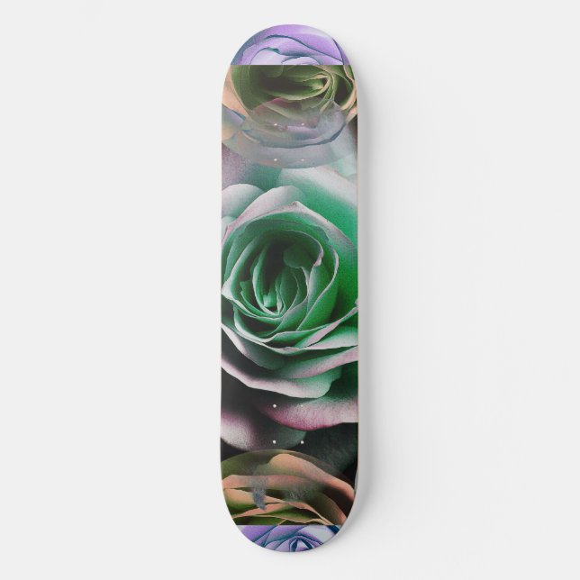 ROSES FLOWER ARTISTIC STYLE  SKATEBOARD (Front)