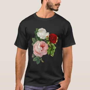 Roses Flower Floral Illustration Blossom T-Shirt