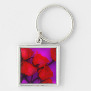 Roses/flowers Key Ring