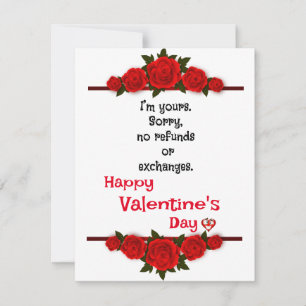Roses for lover card