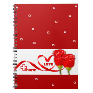 Roses for Nurse. Gift Notebooks