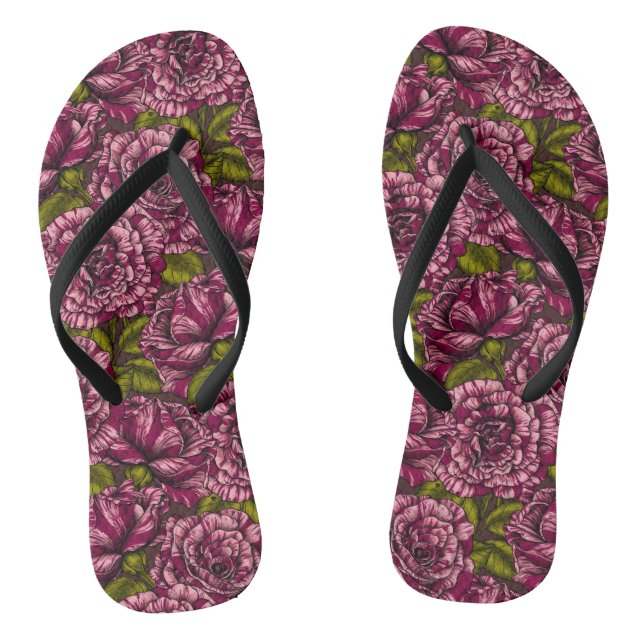 Roses for you jandals (Footbed)