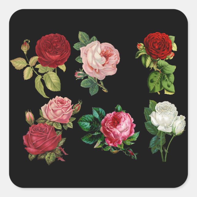 roses galore stickers (Front)