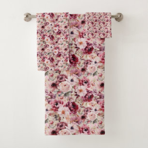 Roses Garden Bath Towels