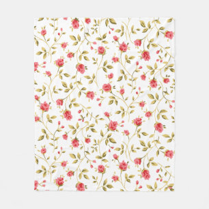 Roses Garden Fleece Blanket