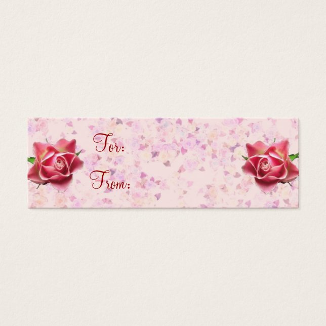 Roses Harmony Gift Tag (Front)