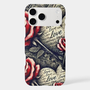 Roses & Heart Typography