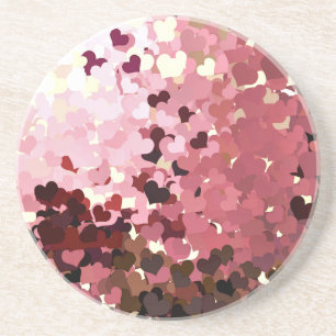 ROSES HEARTS COASTER