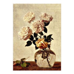 Roses, Henri Fantin-Latour artwork, Photo Print