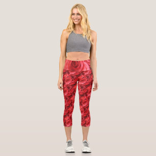 Roses High Waisted Capris