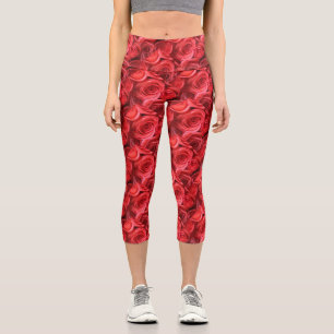 Roses High Waisted Capris