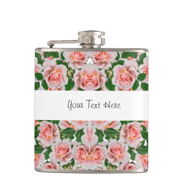 roses hip flask (Front)