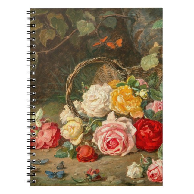 Roses in a Basket – Josef Neugebauer Notebook (Front)