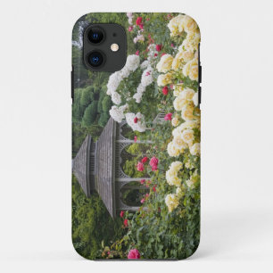 Roses in bloom and Gazebo Rose Garden at the Case-Mate iPhone Case