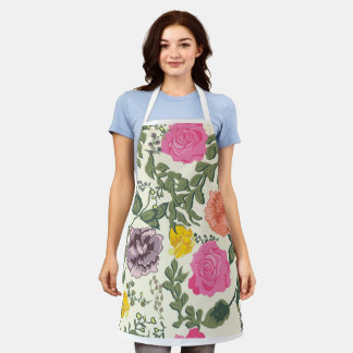 Roses in Bloom Apron