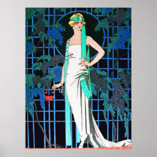 ROSES IN THE NIGHT,BEAUTY FASHION MAKE UP ARTIST POSTER