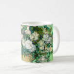 Roses, Infinity Dots by After Vincent van Gogh Coffee Mug<br><div class="desc">After Vincent van Gogh - Roses,  Infinity Dots. Vincent Willem van Gogh (1853-1890) was a Dutch Post-Impressionist painter who posthumously became one of the most famous and influential figures in Western art history.</div>