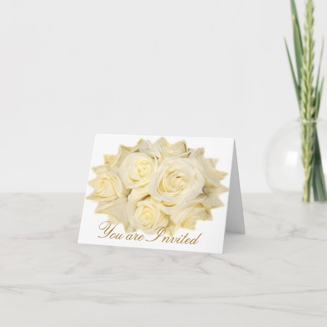 Roses Invitation_ Card (Front)