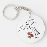 *~* Roses Italia Map of Italy Italian Language