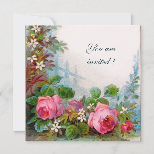 ROSES & JASMINES INVITATION (Front)