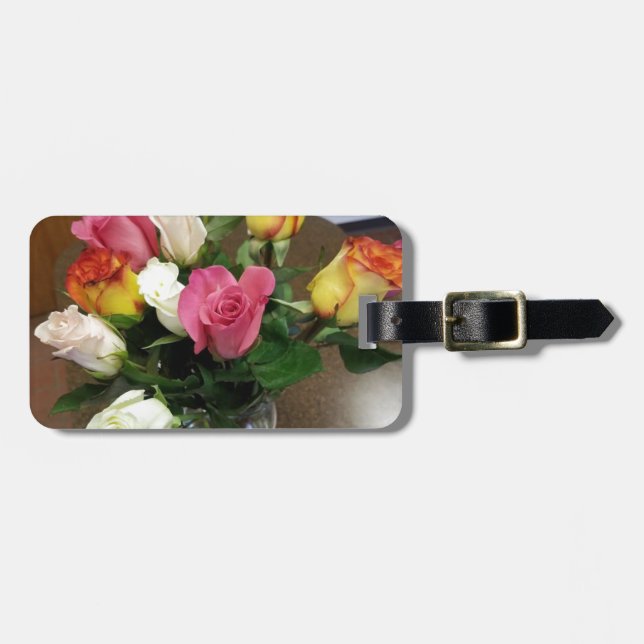 Roses Luggage Tag (Front Horizontal)