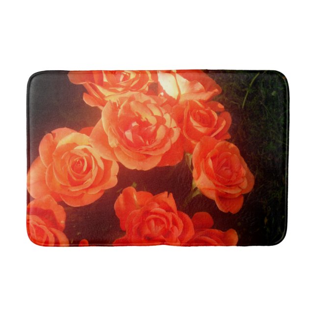 Roses Medium Bath Mat (Front)