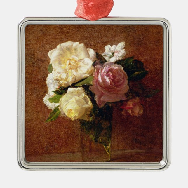 Roses Metal Tree Decoration (Front)