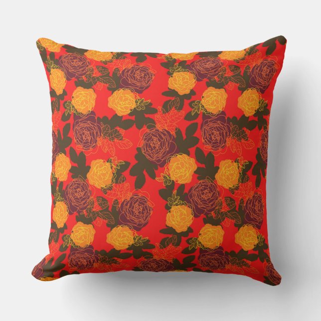 Roses modern bold    cushion (Front)
