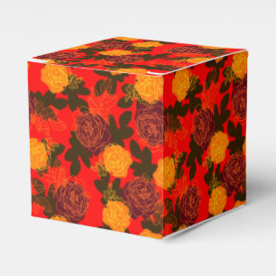 Roses modern bold    favour box
