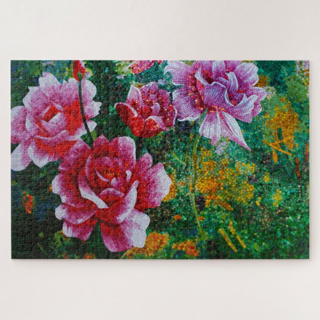 roses mosaic puzzle (Horizontal)