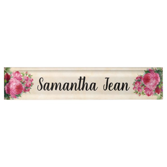Roses Nameplate (Front)