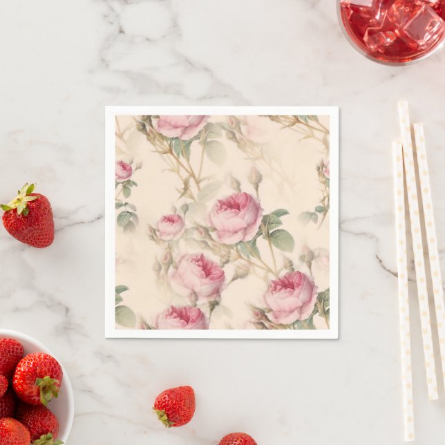 Roses Napkin (Insitu)