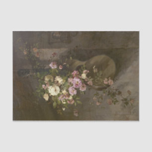 Roses on a Spanish Guitar by Margaretha Roosenboom Tissue Paper