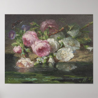Roses on the Forest Floor by Roosenboom Print
